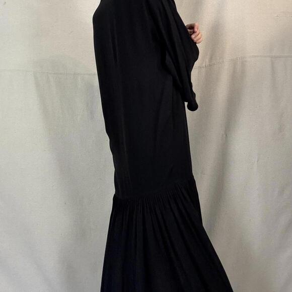 Vintage Gianfranco Ferré Black Pleated Dress - Picture 7 of 8
